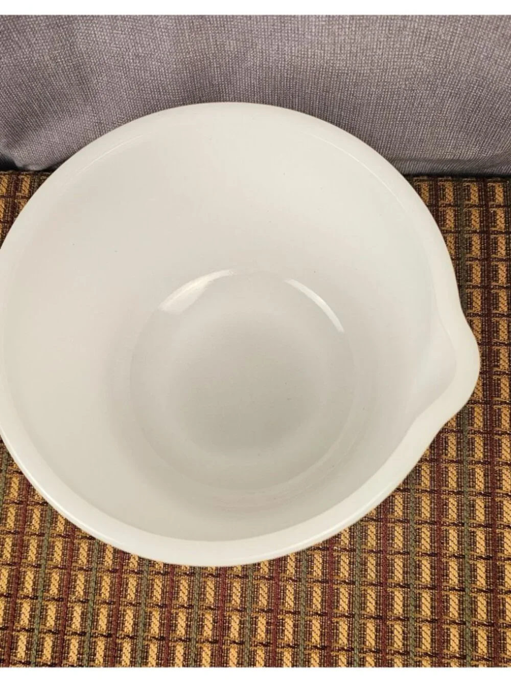 Glasbake 20 White Mixing Bowl For Sunbeam 7